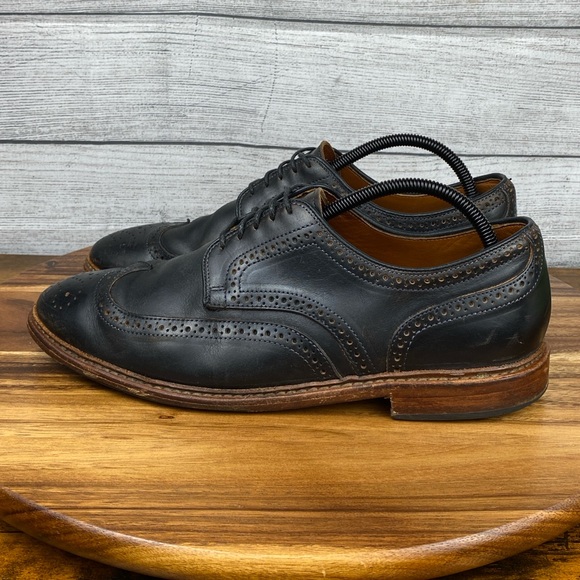 Allen Edmonds Alumnus Wingtip Oxford Black Leather Men’s Shoe Size 10